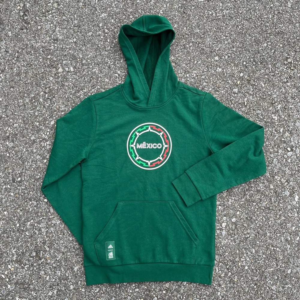 NWTs Adidas 2023 Mexico National Team Hoodie Sweatshirt Mens Small Green Soccer